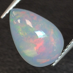 1,50 ct Opal wello pear-cut coloured set 10,85 x 7,76 x 3,80 mm