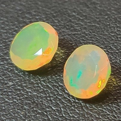 1,70 ct opal round cut approx. 7 mm
