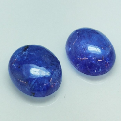 11,23 ct Tanzanita Azul Talla Oval aprox: 12 x 10 x 5 mm