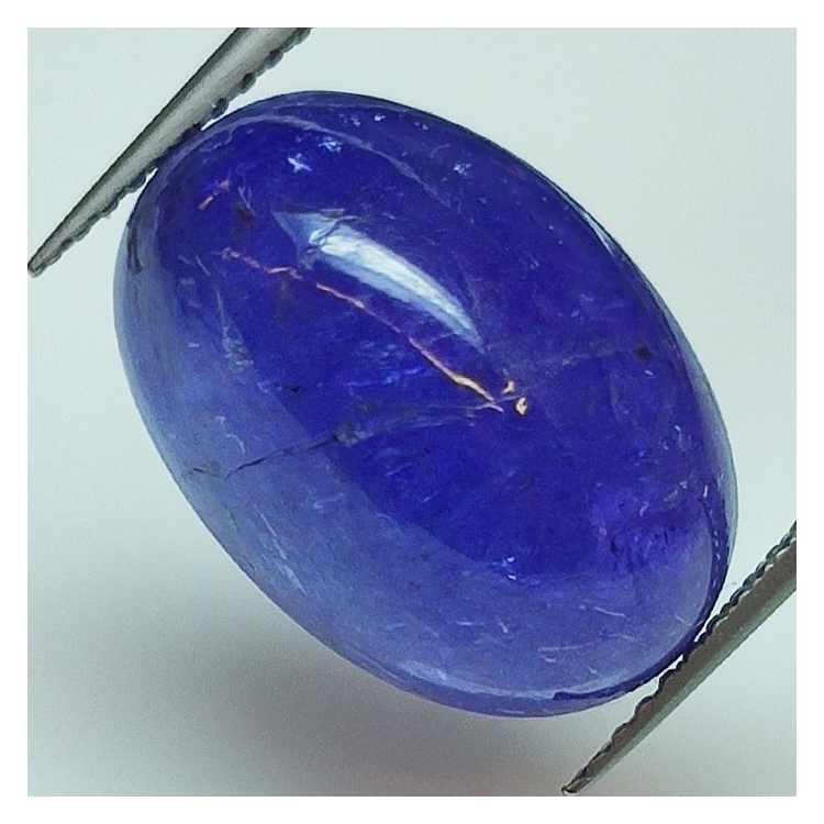 13,91 ct Tanzanita Azul Talla Oval 16,47 x 11,56 x 8,26 mm
