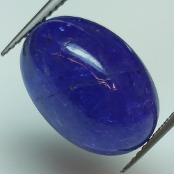 13,91 ct Blauer Tansanit Oval Größe 16,47 x 11,56 x 8,26 mm