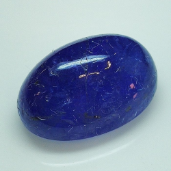 13,91 ct Tanzanite blu ovale Dimensioni 16,47 x 11,56 x 8,26 mm
