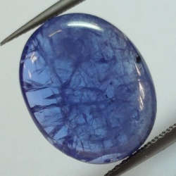 8,33 ct Tanzanita Azul Talla Oval 14,45 x 11,85 x 5,04 mm