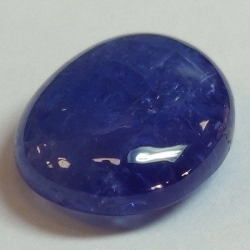 8,33 ct Tanzanita Azul Talla Oval 14,45 x 11,85 x 5,04 mm