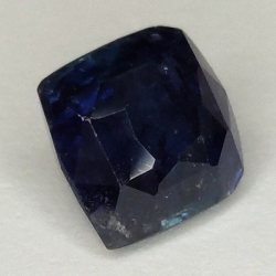 2,04 ct Zafiro cojín azul 6,51 x 6,28 x 4,83 mm
