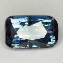 3,54 ct Zafiro blu talla esmeralda 10,00 x 6,25 x 5,04 mm