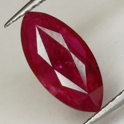 1,34 ct Rubí marquesa natural 11,53 x 5,63 x 2,27 mm