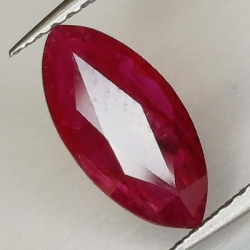 1,34 ct Rubí marquesa natural 11,53 x 5,63 x 2,27 mm