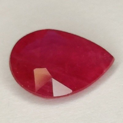 1,28 ct Rubí Talla pera 8,45 x 6,64 x 2,80 mm