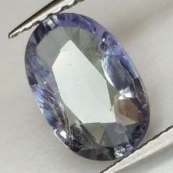 1,23 ct Tanzanita Azul Talla Oval 8,53 x 5,68 x 3,19 mm