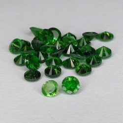 2,72 ct Tsavorit Rund Größe ca. 2,65 mm
