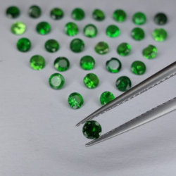 2.72 ct Tsavorite Rond Taille approx 2.65 mm