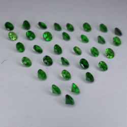 2,72 ct Tsavorit Rund Größe ca. 2,65 mm
