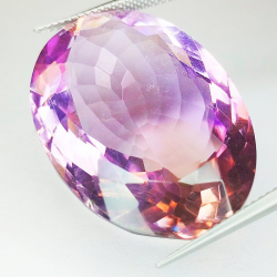 43,20 ct Amétrine ovale naturelle 30,76 x 25,97 x 15,90 mm