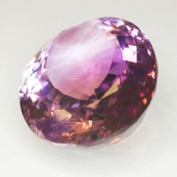 43,20 ct Ametrin oval natürlich 30.76 x 25.97 x 15.90 mm
