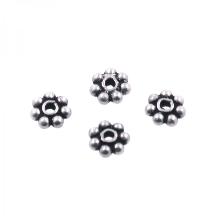 DIY Abalorio de plata 925 bañada en rodio 15 x 9 mm Min. 10pz