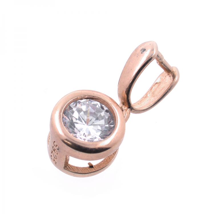 DIY Rose gold plated 925 silver clasp 15 X 5 mm