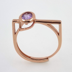 Anillo de Multigemas ovalada 6 x 4 mm en diversos acabados