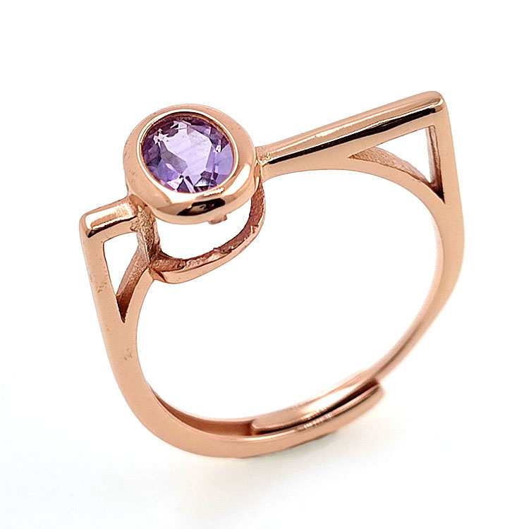 Oval Multigems ring 6 x 4 mm in various finishes