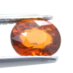 1,44 ct.  Grenat Spessartine Coupure Ovale