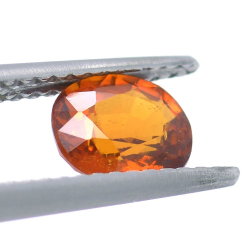 1,25 ct.  Grenat Spessartine Coupure Ovale