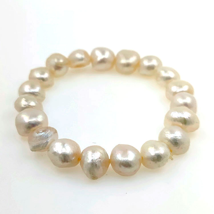 Bracelet de perles de rivière 10 mm