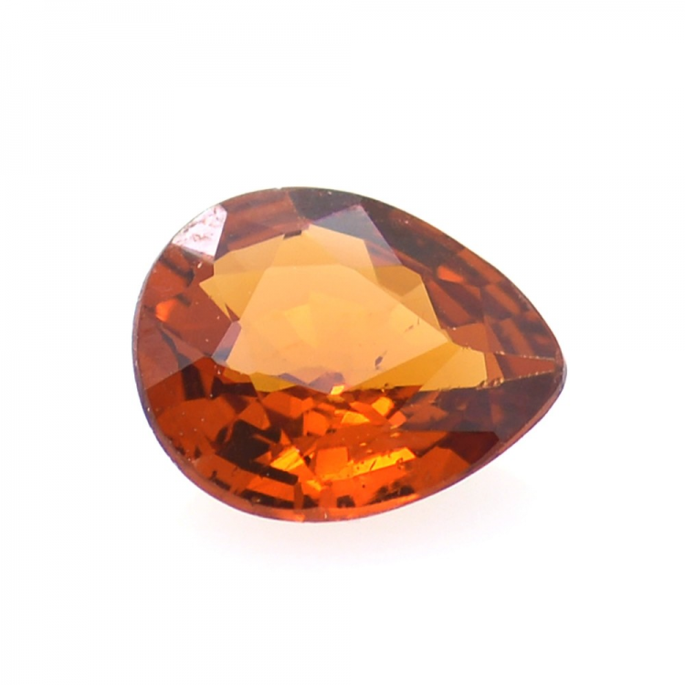 0,88 ct. Granat Spessartine Coupure Poire