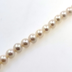 Strang mit Flussperlen  6 mm und 40 cm Länge