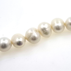 Fil de perles de rivière de 11,5 mm  avec une longueur de 40 cm