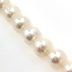 Strand of river pearls of 10 mm with 40 cm long
