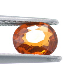 1,06 ct. Spessartine Granat im Ovalschliff