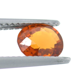 1,06 ct. Spessartine Granat im Ovalschliff