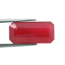 14,21 ct Rhodonite Emerald Cut