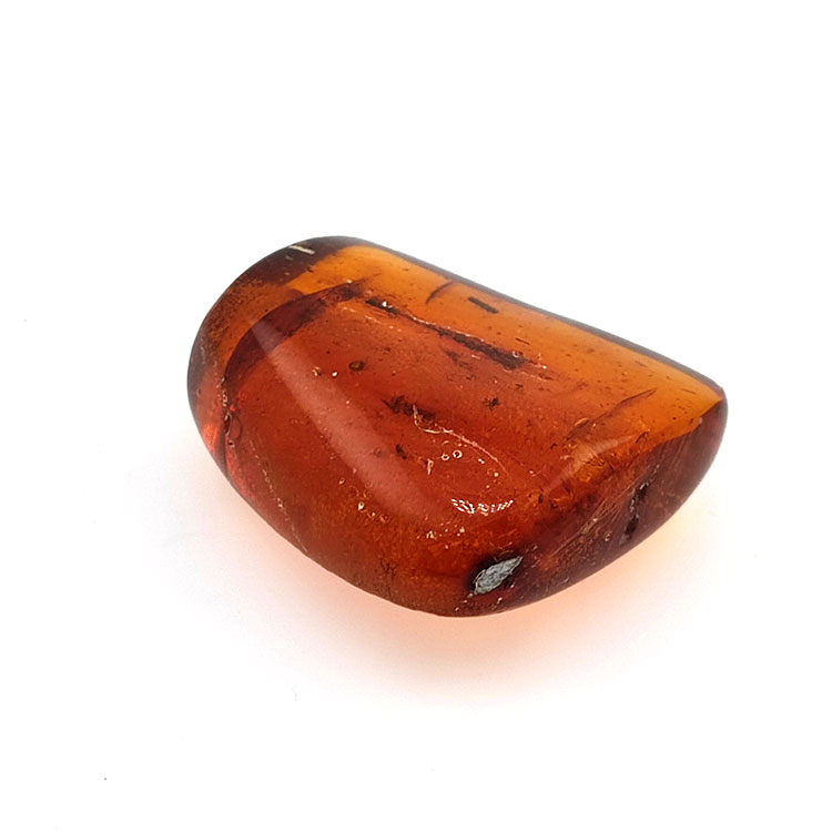 69.43 ct Amber with insect cabochon 38.42 x 31.33 x 15.87 mm