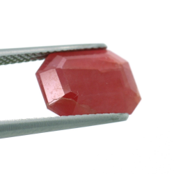 6,03 ct Rhodonite Taille Émeraude