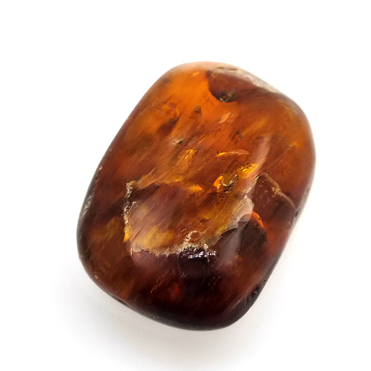 63,52 ct Ámbar con insecto cabujón 43,38 x 27,52x 15,45 mm