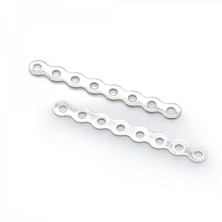 DIY Trennstück aus 925er Silber, rhodiniert, 27,71 x 3,32 x 0,58 mm