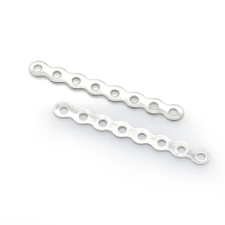 Séparateur DIY en argent 925 rhodié de 27,71 x 3,32 x 0,58 mm