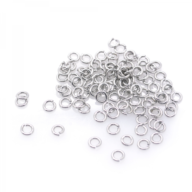 DIY Offener Ring aus 925er Silber 3,5 x 3,5 mm