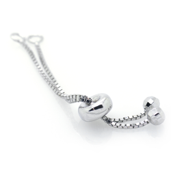 DIY Cierre ajustable de pulsera o collar en Plata 925