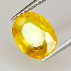 1.91ct Zafiro Amarillo Talla Oval  8.73x6.70x3.41mm