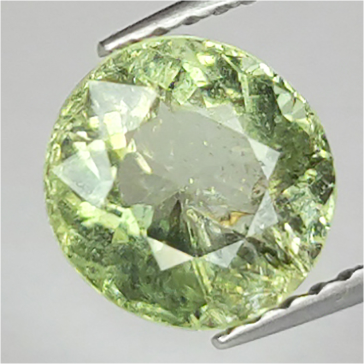 1,43 ct Tourmaline taille ovale 7,32 x 7,04 x 4,23 mm