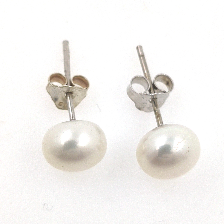 Pendientes de Perla y Plata 925