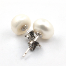 Pendientes de Perla y Plata 925