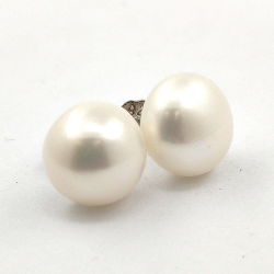 Pendientes de Perla y Plata 925