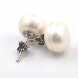 Boucles d'oreilles perle et argent 925