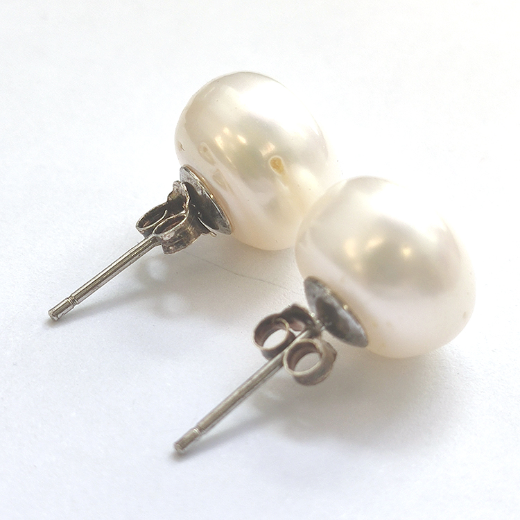 Pearl and Silver 925 Earrings