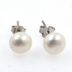 Pendientes de Perla y Plata 925
