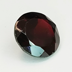 Grenat, taille ronde, 14 à 12 mm, 1 pièce