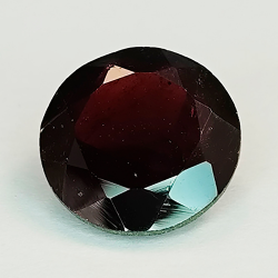 Grenat, taille ronde, 14 à 12 mm, 1 pièce